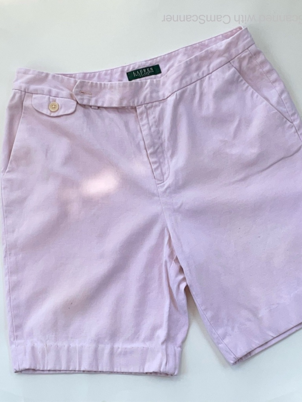 Lauren Ralph Lauren Pink Tailored Chino Shorts - Size 10 Petite